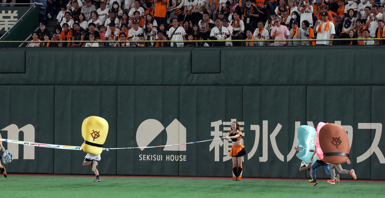 巨人対広島　「江戸前スーシーズ」では玉子が圧勝（撮影・たえ見朱実）