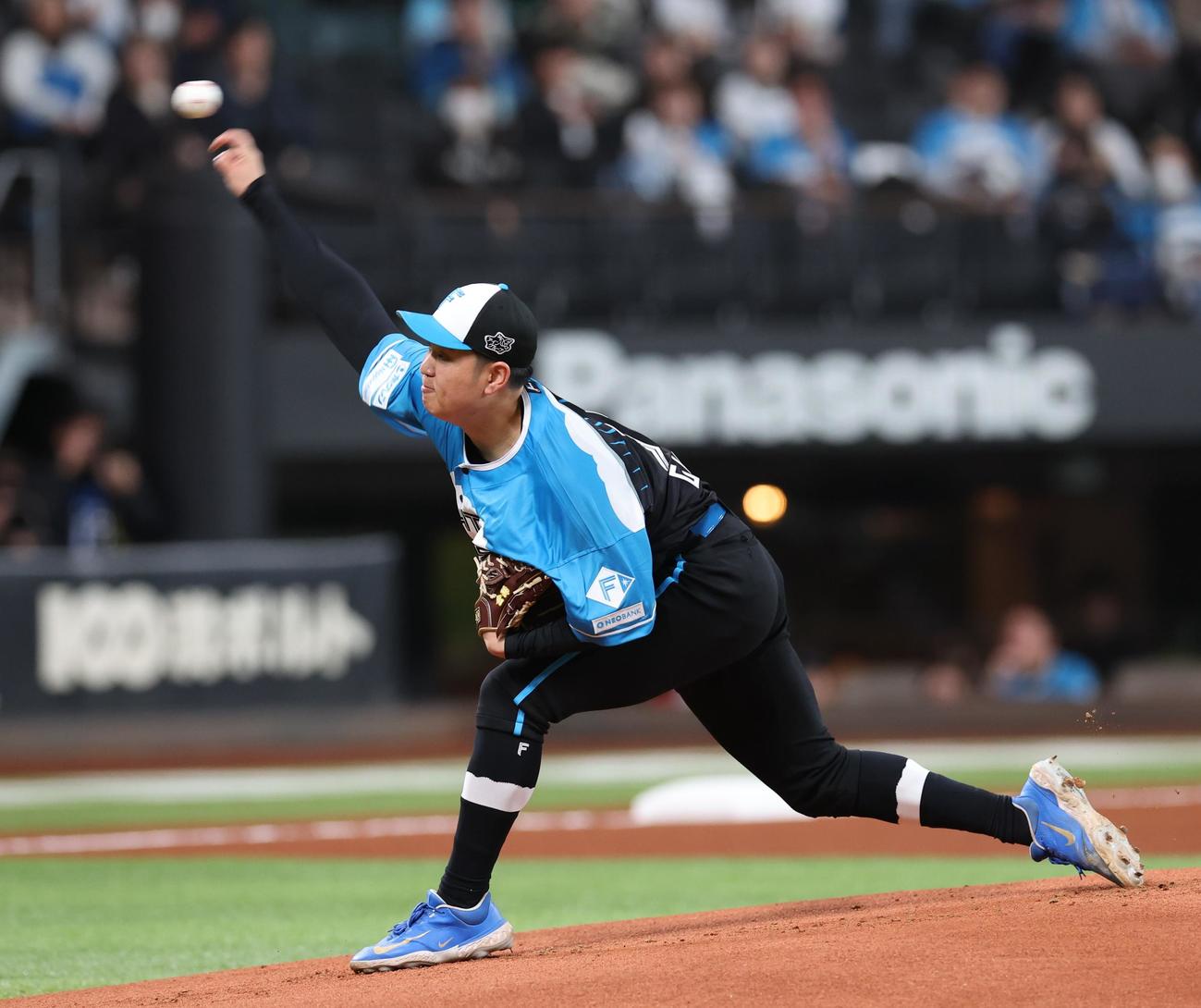 日本ハム古林睿煬（2025年4月23日撮影）