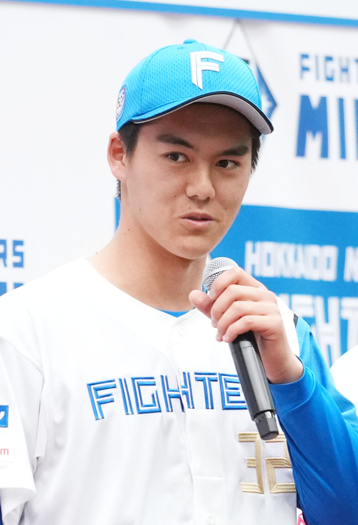 日本ハムドラフト2位の藤田琉生（2025年1月19日撮影）