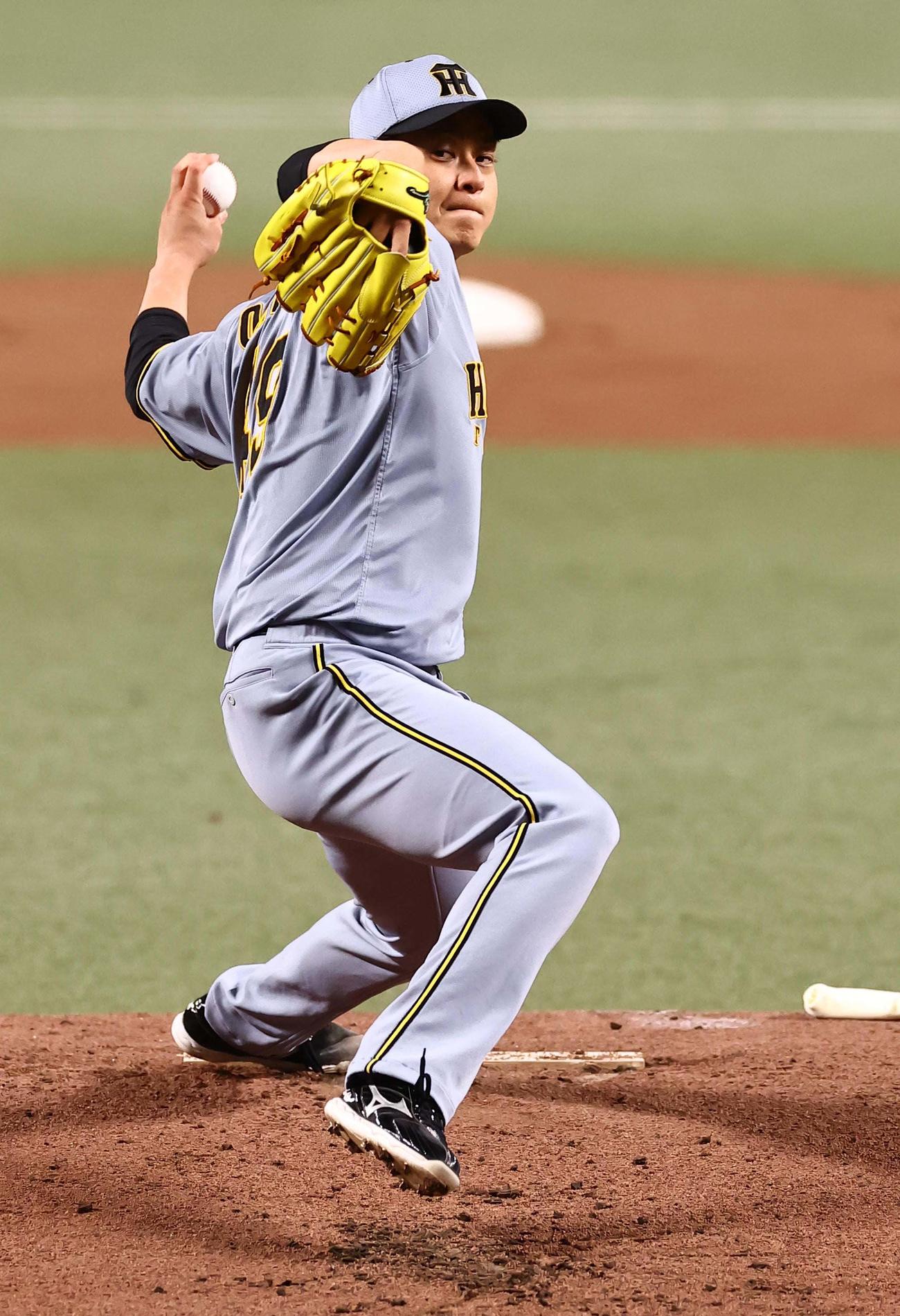 中日対阪神　阪神先発の大竹（撮影・上田博志）