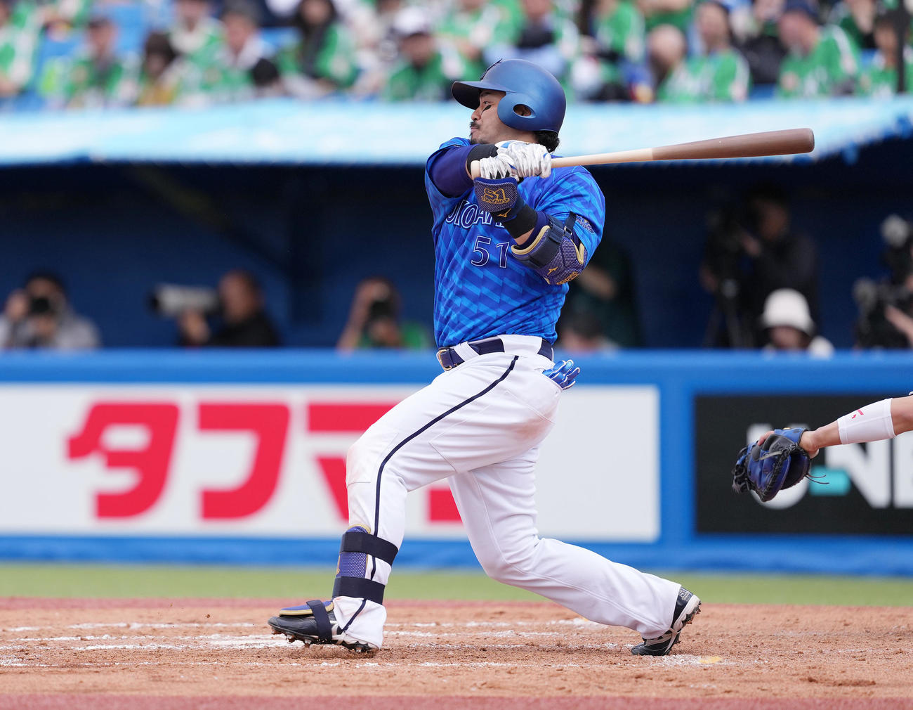 DeNA宮崎敏郎（2025年4月29日撮影）