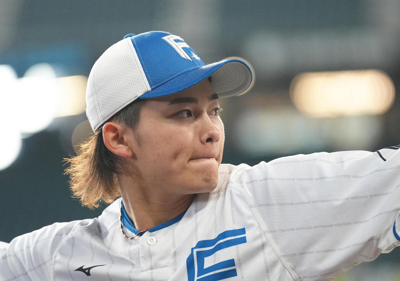 日本ハム田宮裕涼（2025年4月撮影）