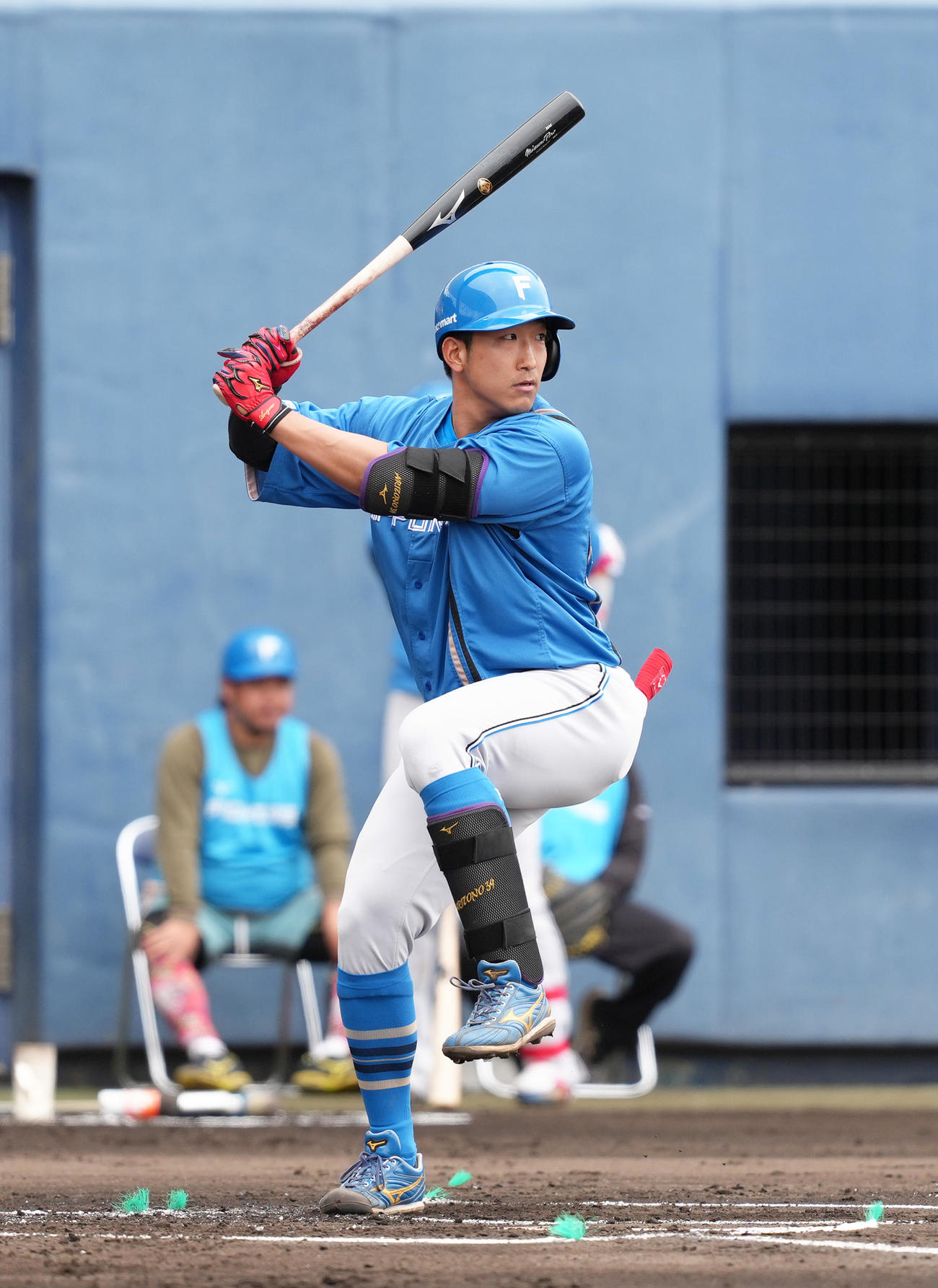 日本ハム有薗直輝（2025年2月15日撮影）