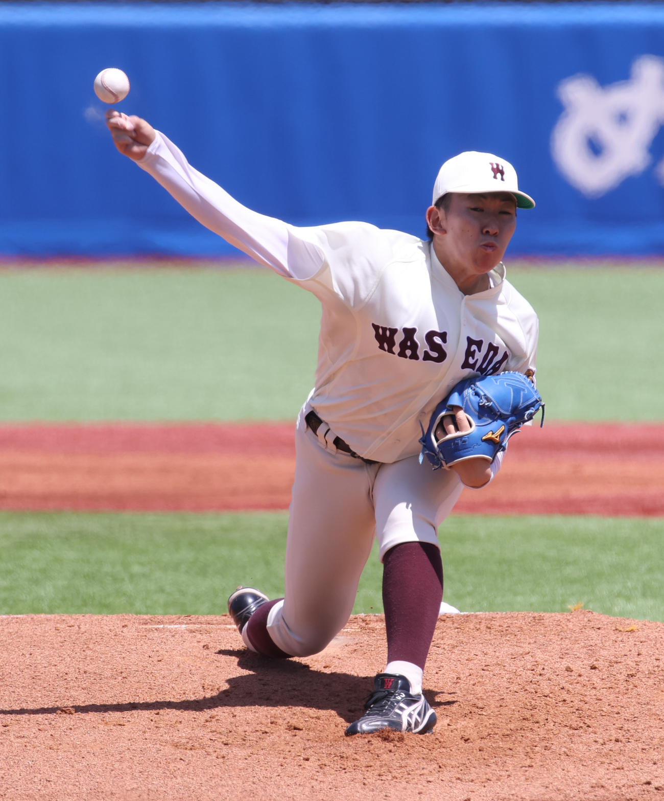 早大対立大　　先発した早大・伊藤樹（撮影・柴田隆二）