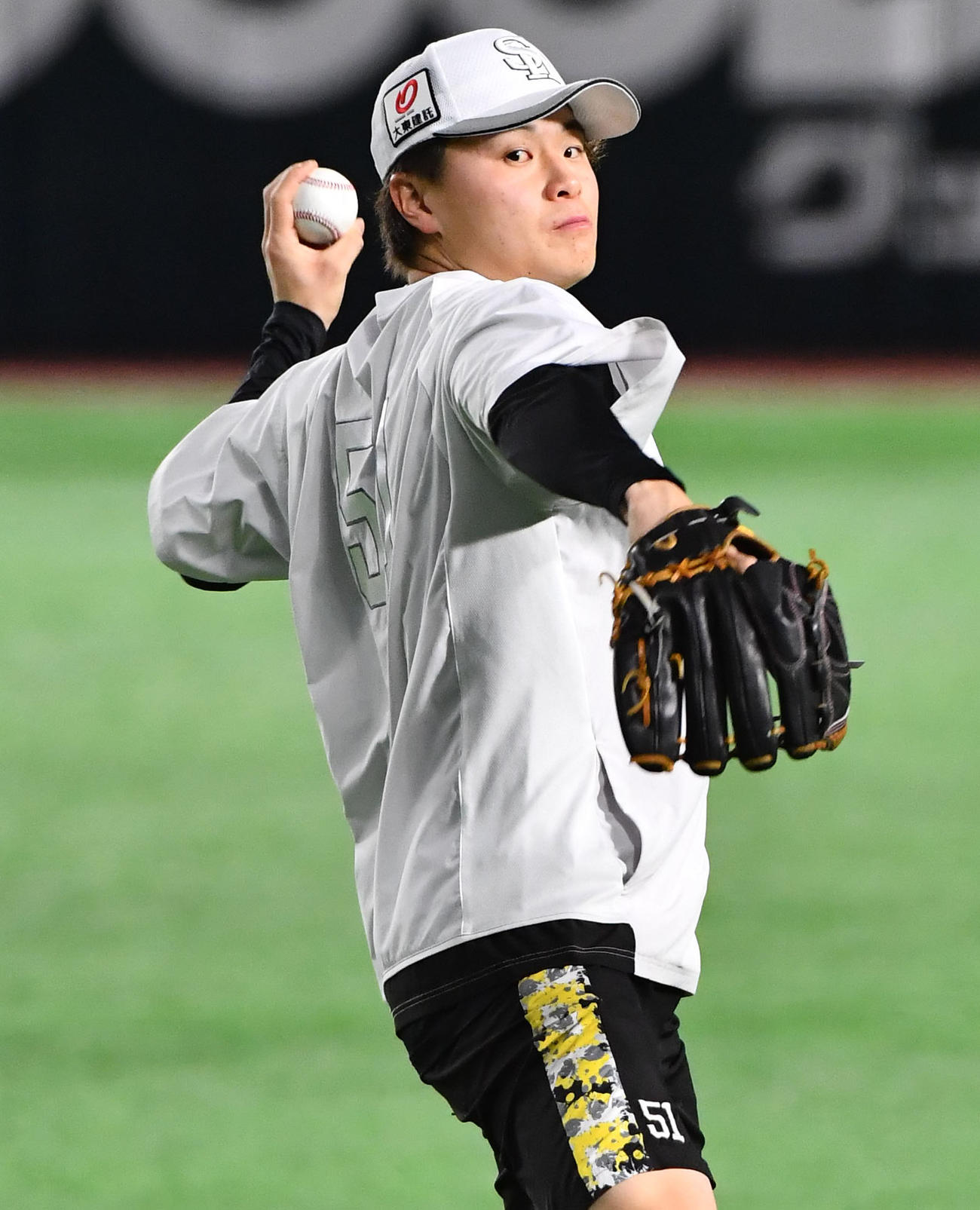 ソフトバンク前田純（2025年4月28日撮影）