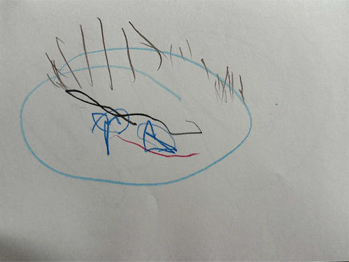 広島大瀬良の2歳長男が描いた父の似顔絵
