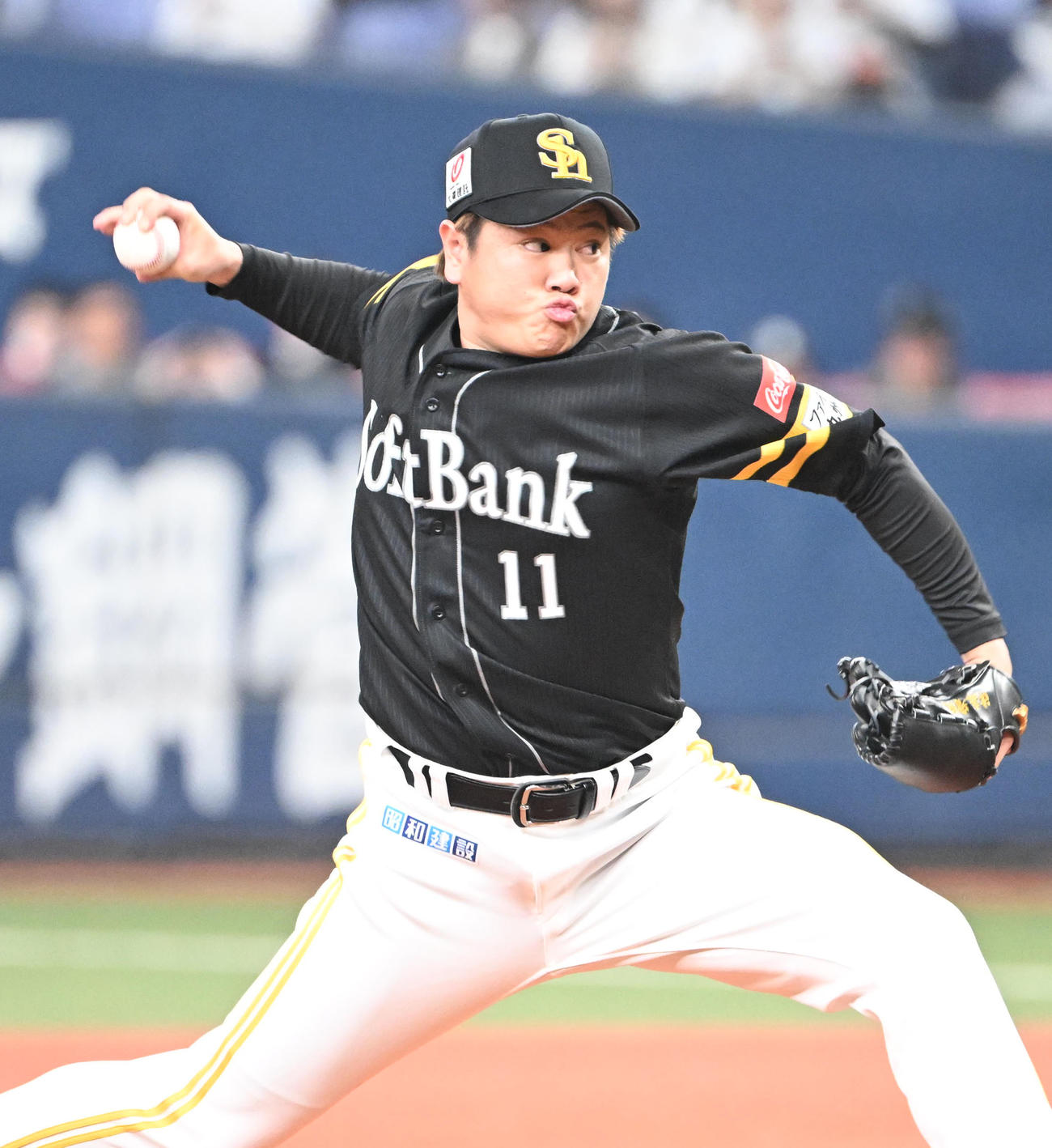 ソフトバンク津森宥紀（2025年4月10日撮影）