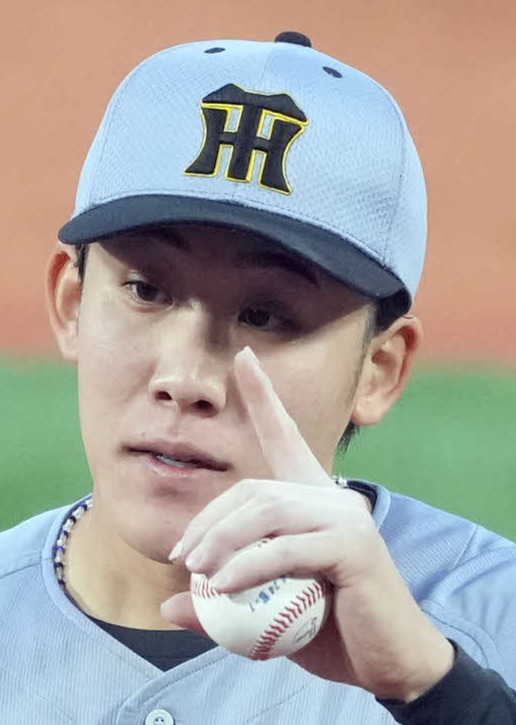 阪神富田蓮（2025年4月撮影）