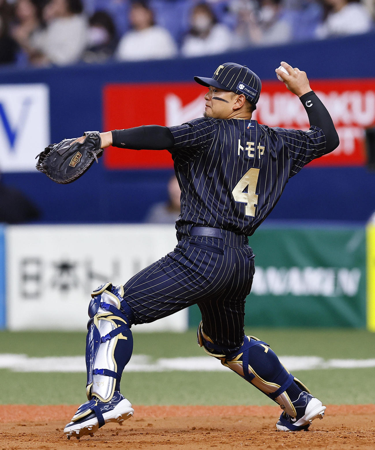 オリックス対日本ハム　1軍に復帰したオリックス森（撮影・藤尾明華）