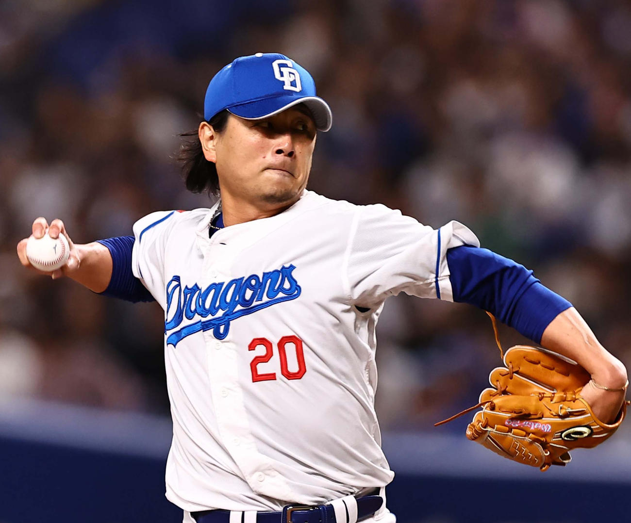 4月29日阪神戦で今季初勝利を挙げた中日涌井秀章