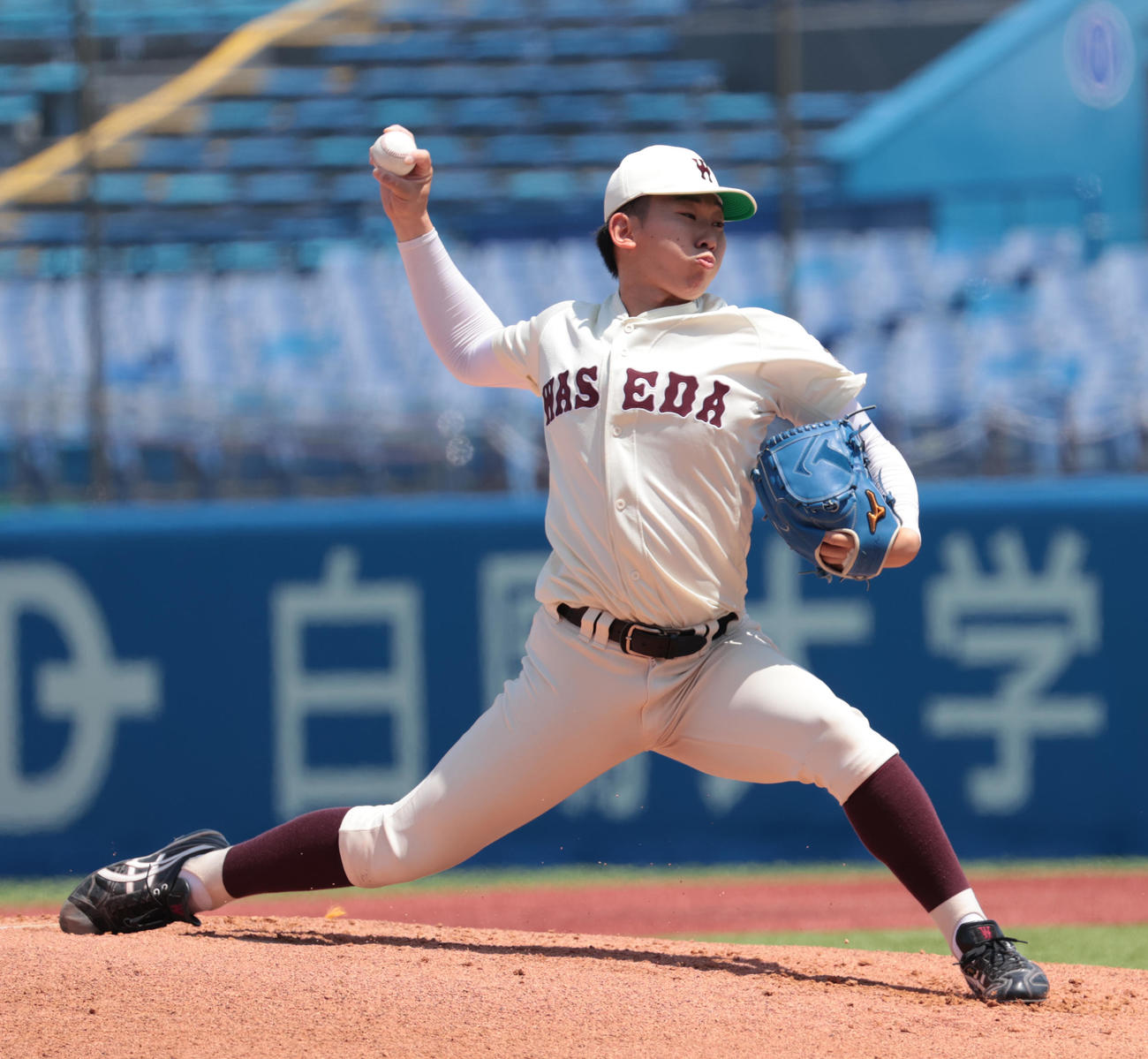 早大対立大　先発した早大・伊藤樹（撮影・柴田隆二）