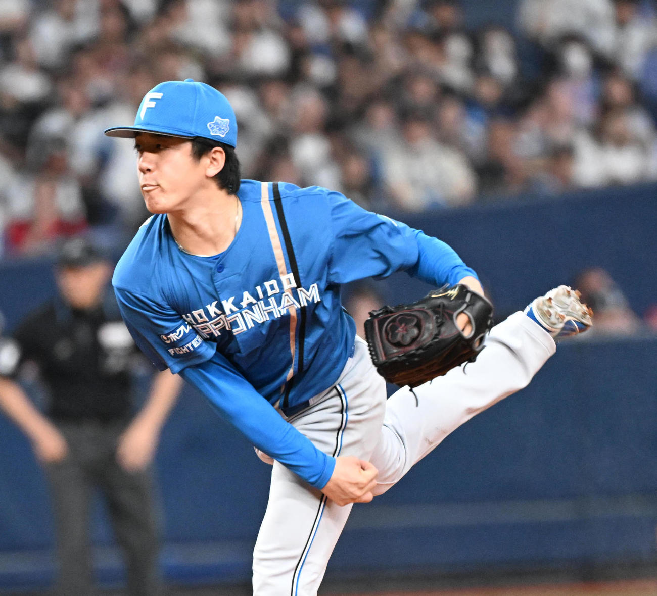 オリックス対日本ハム　先発する日本ハム北山（撮影・和賀正仁）