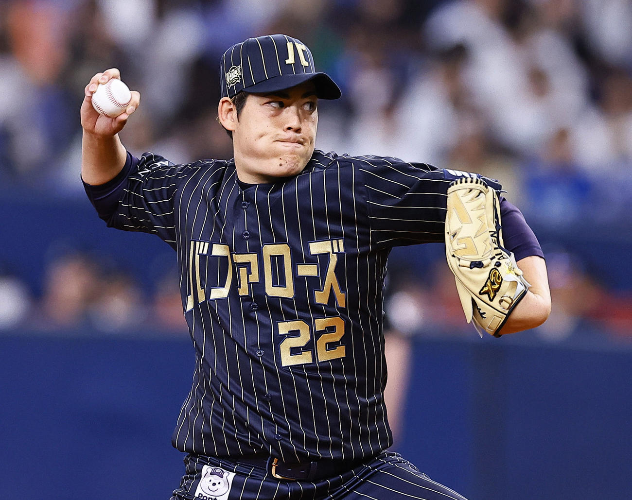 オリックス対日本ハム　オリックス先発の九里（撮影・藤尾明華）