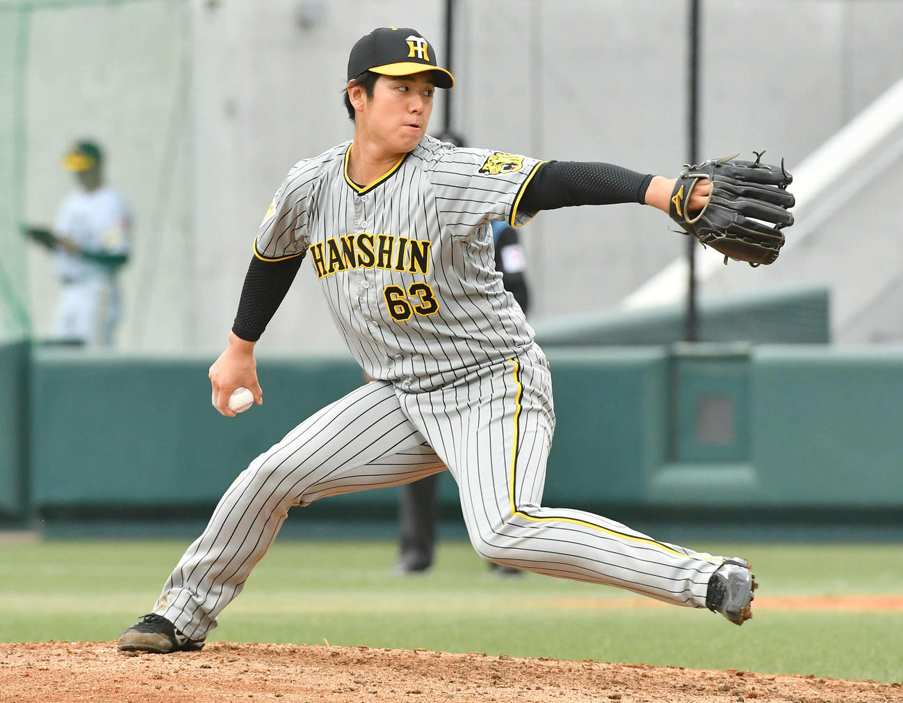 阪神石黒佑弥（2024年3月31日撮影）