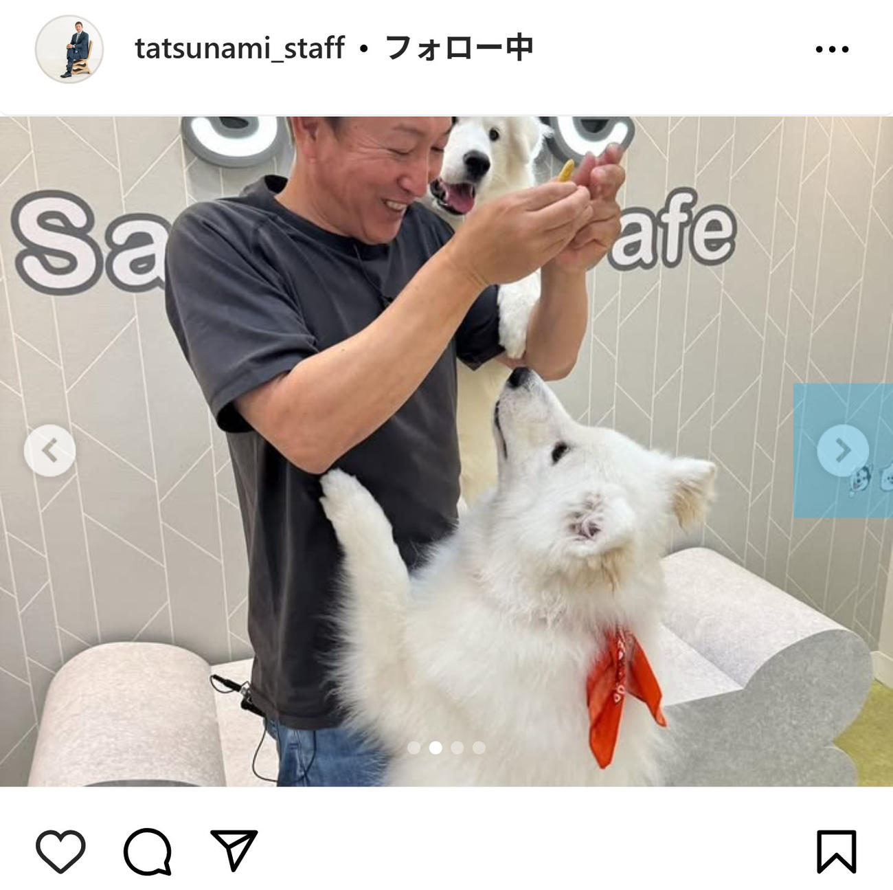 立浪和義氏のインスタグラムから