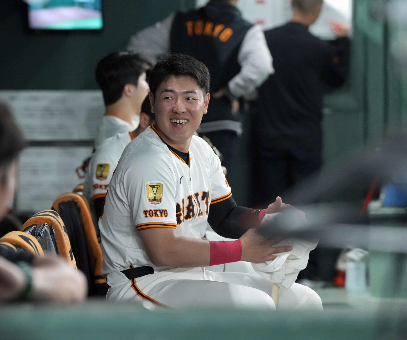 巨人岡本和真（2025年5月6日撮影）