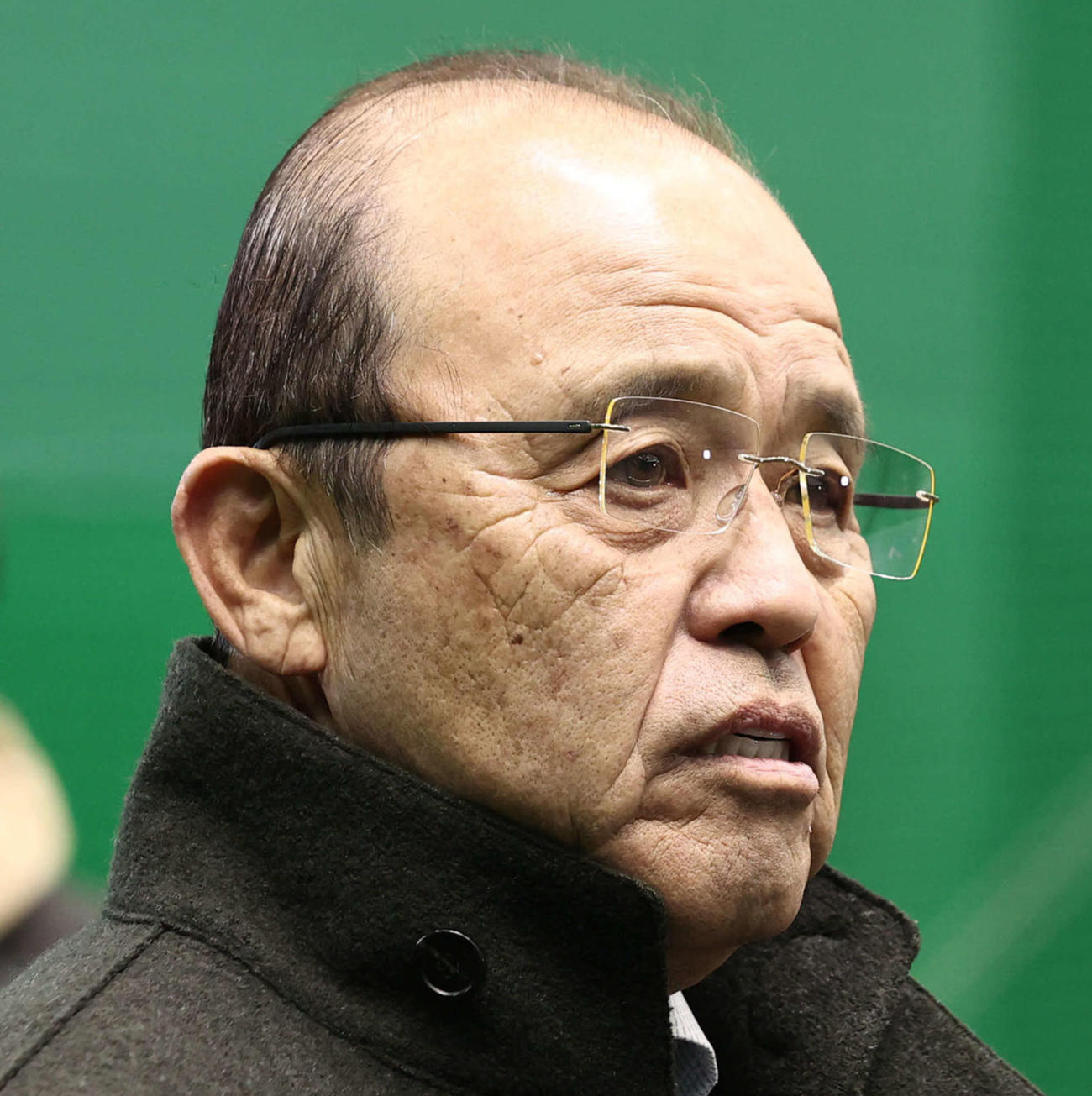 阪神岡田彰布オーナー付き顧問（2025年2月20日撮影）