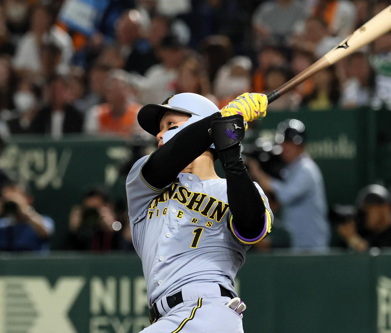 7日巨人戦で4試合連続の本塁打を放った森下翔太