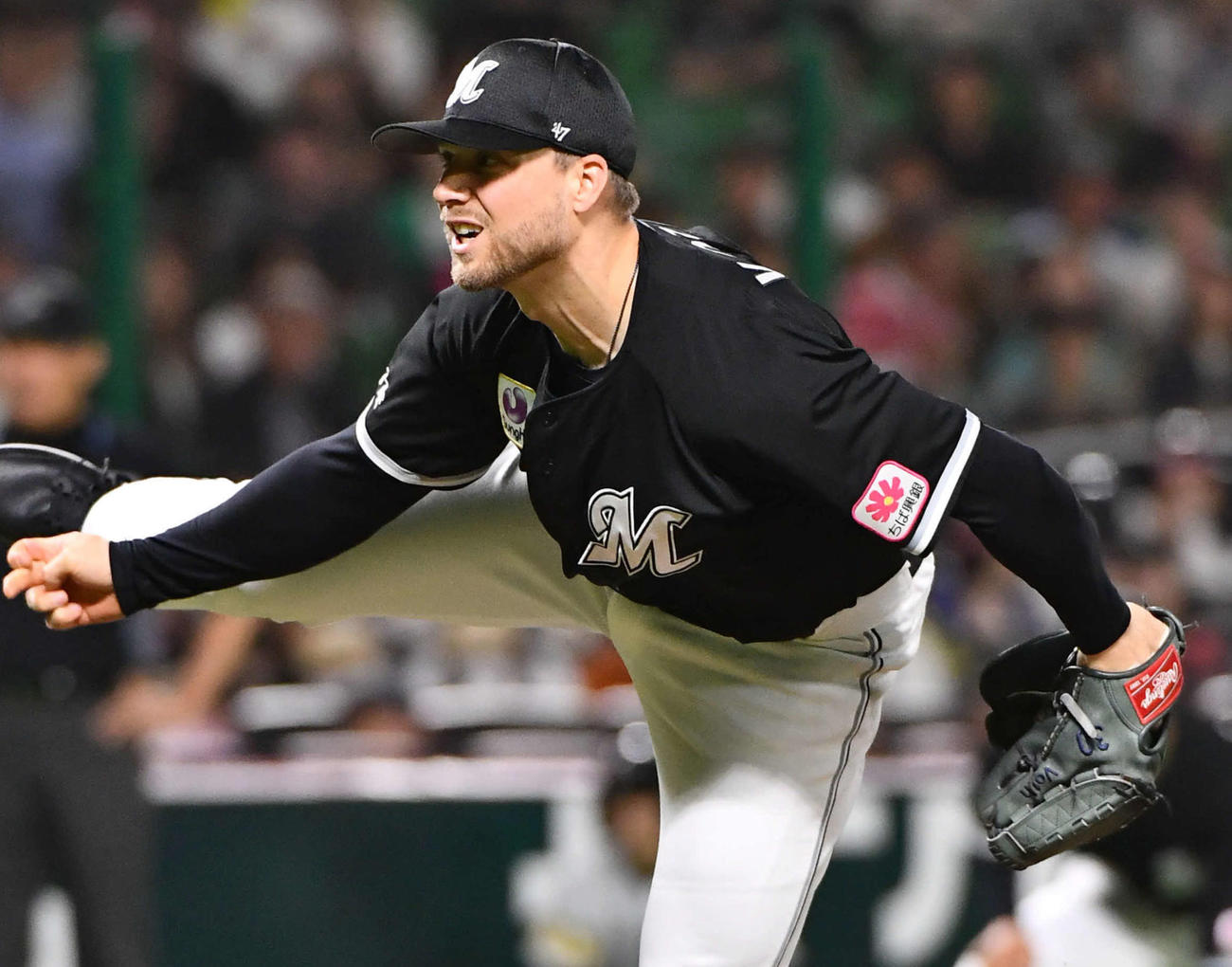 2日ソフトバンク戦で7回1失点のロッテ・ボス