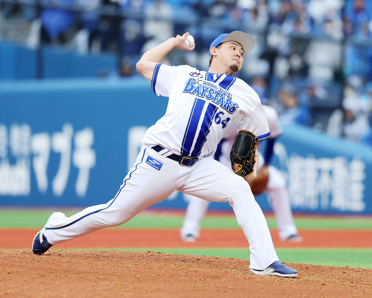 DeNA2中川虎大（2025年3月29日撮影）　