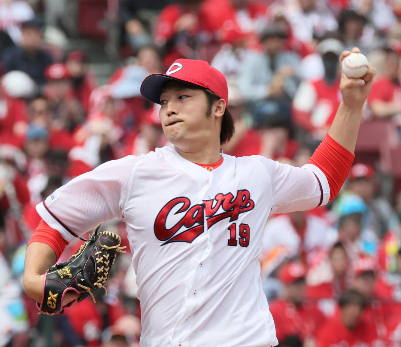 3日中日戦で完封勝利を挙げた広島床田寛樹