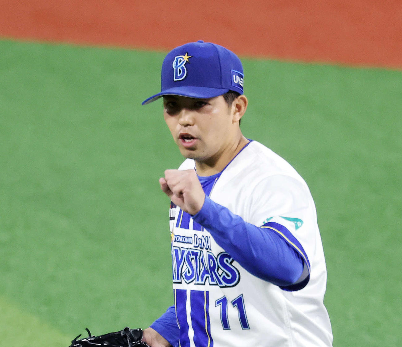 DeNA東克樹（2025年3月撮影）