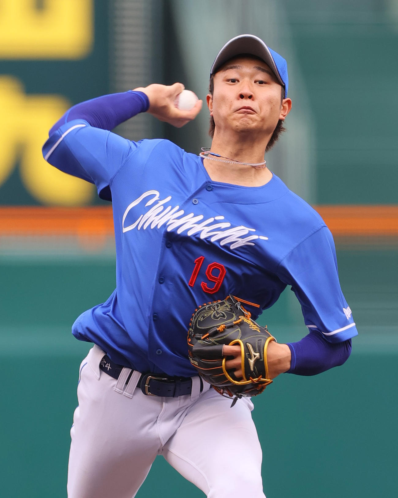 阪神対中日　中日先発の高橋宏（撮影・上山淳一）