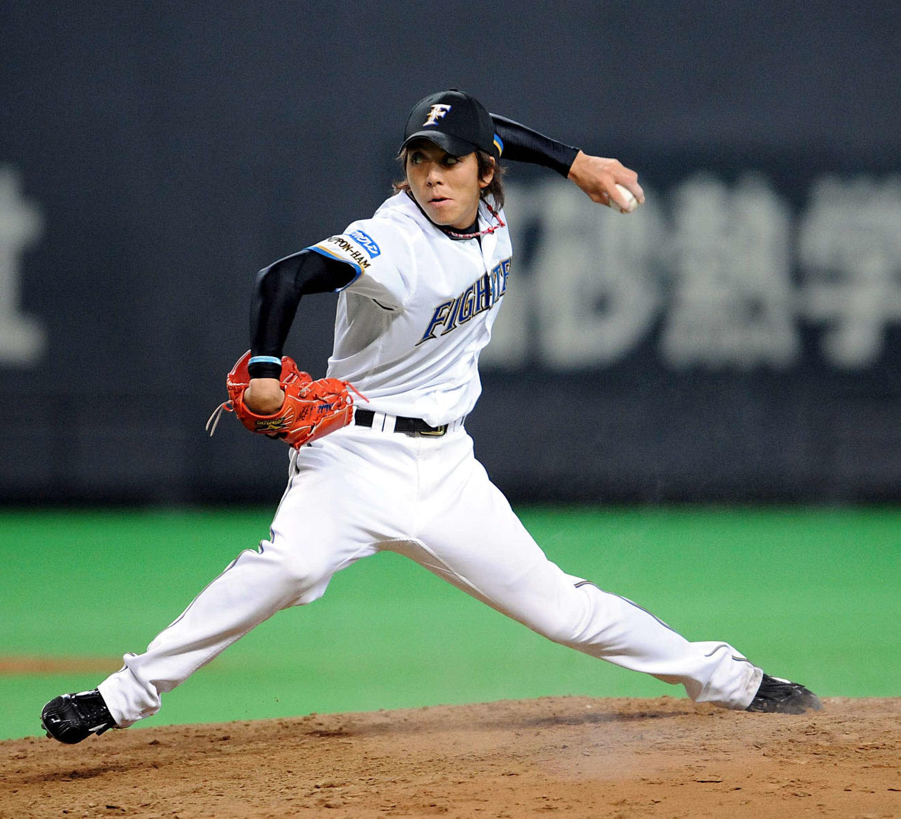 08年3月25日　西武戦でプロ初登板する日本ハム宮西尚生
