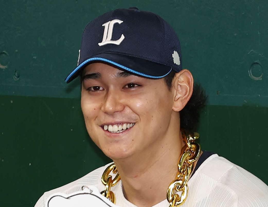 西武西川愛也（2025年5月7日撮影）