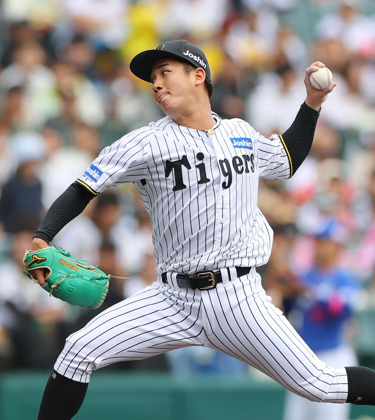 阪神対中日　阪神先発の伊原（撮影・上山淳一）