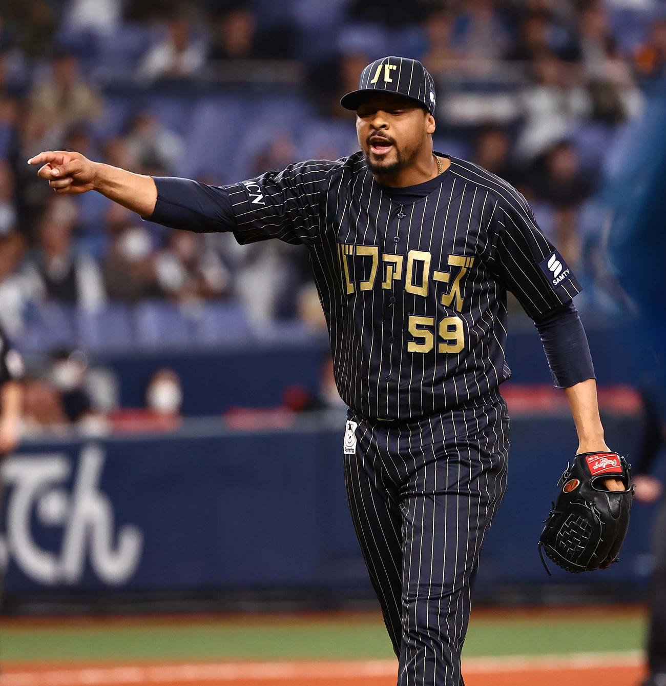 7日日本ハム戦で延長10回から登板し2回無失点に抑えたペルドモ
