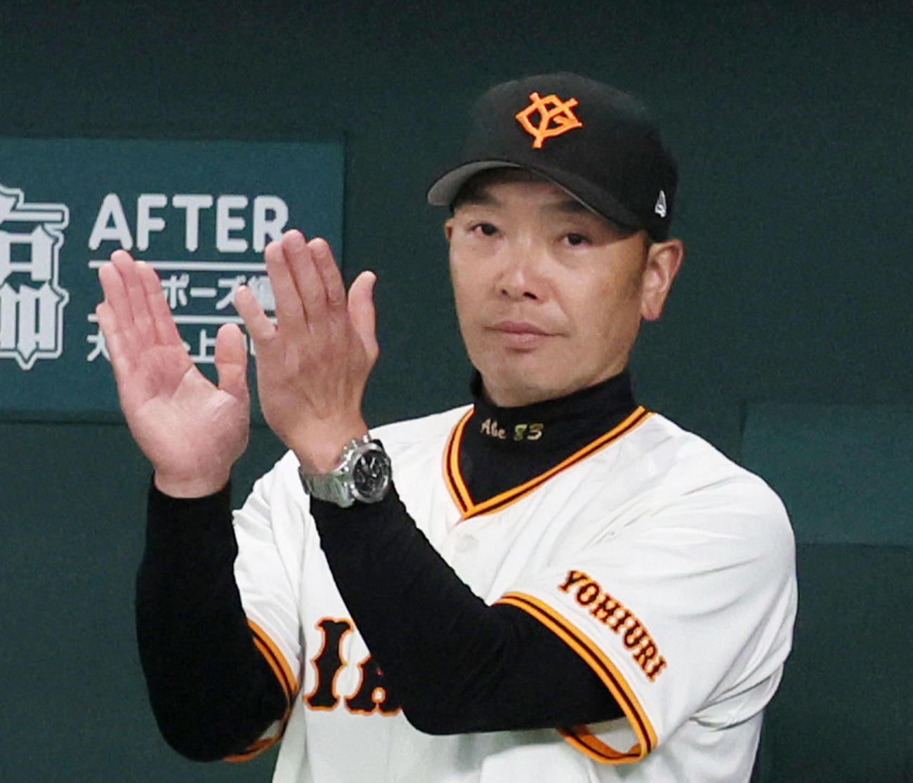 巨人阿部慎之助監督（2025年5月7日撮影）