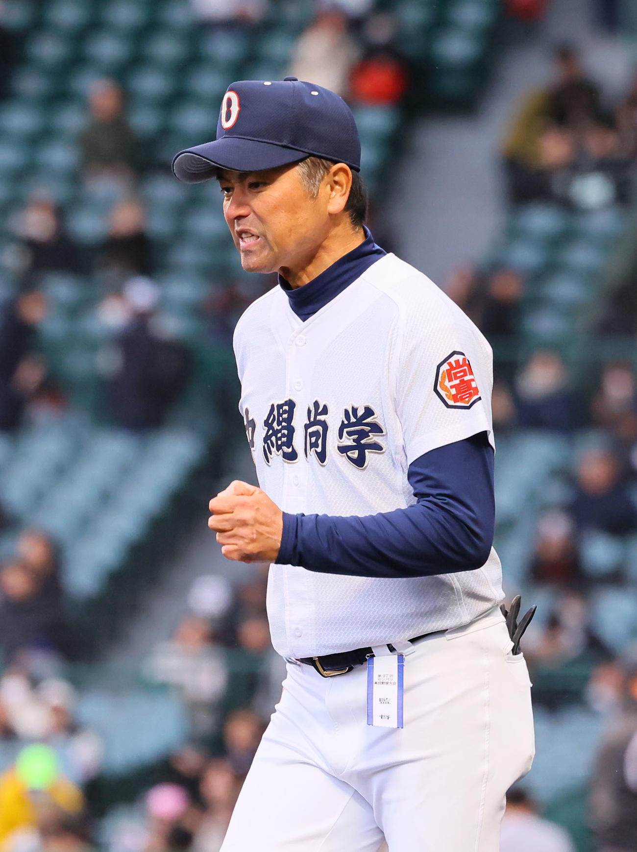 沖縄尚学・比嘉監督（2025年3月撮影）