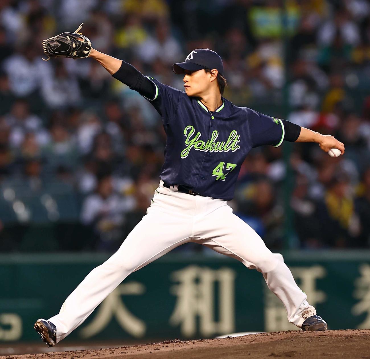 ヤクルト高橋奎二（2025年4月撮影）
