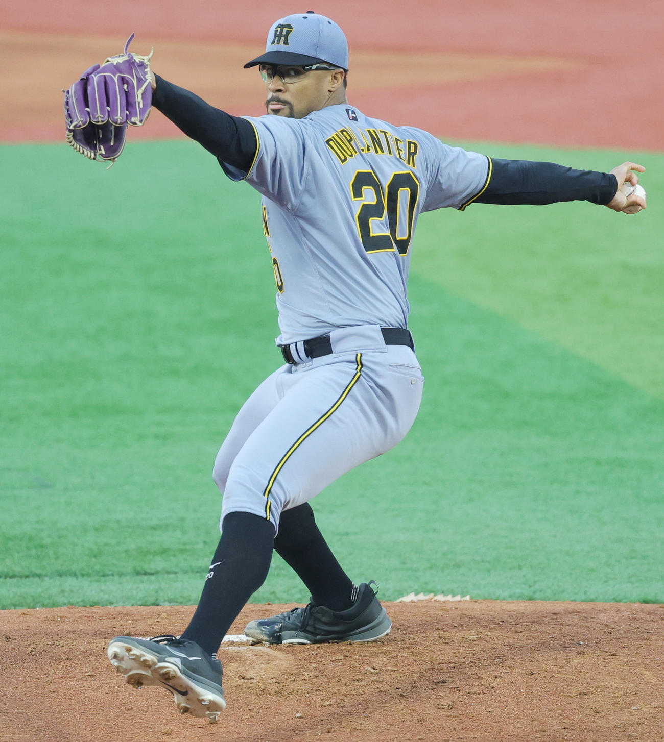 DeNA対阪神　阪神先発のデュプランティエ（撮影・野上伸悟）