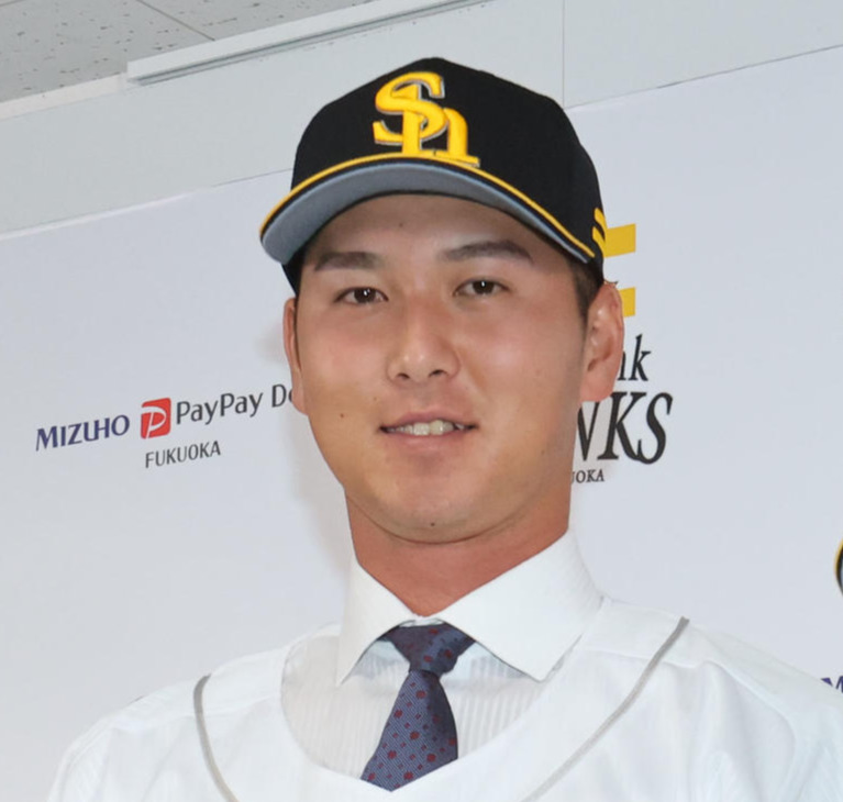 ソフトバンク秋広優人（2025年5月14日撮影）