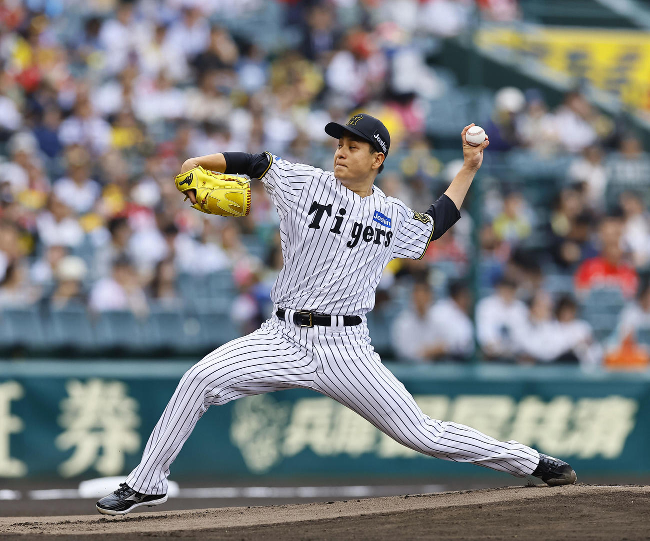 阪神対広島　阪神先発の大竹（撮影・藤尾明華）