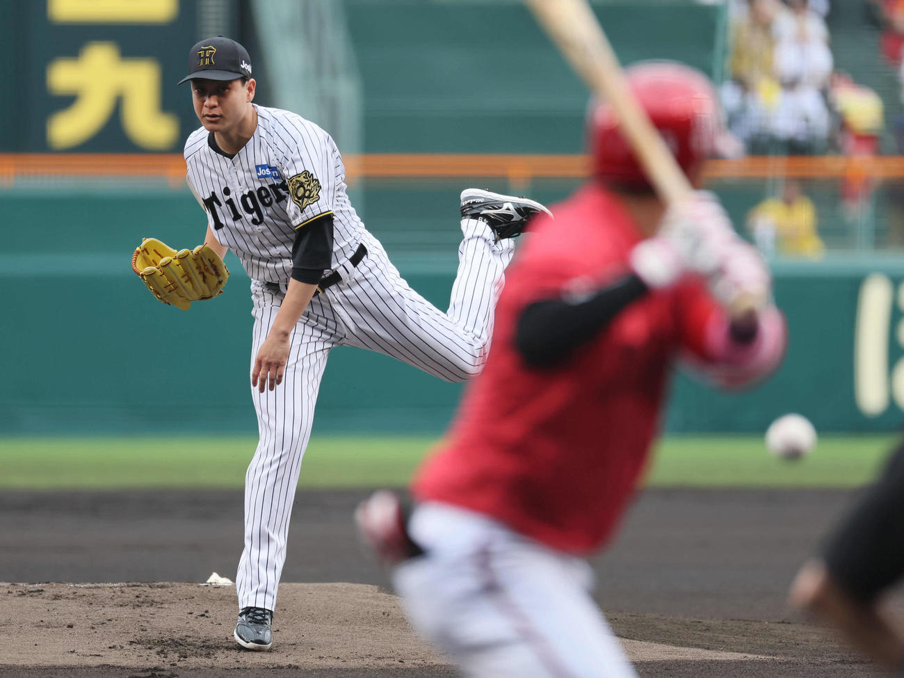 阪神対広島　阪神先発の大竹（撮影・宮崎幸一）