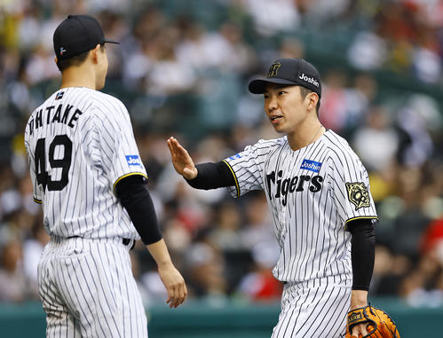 阪神】石井大智「いつもお世話になっている」3点差守り岩崎優の通算