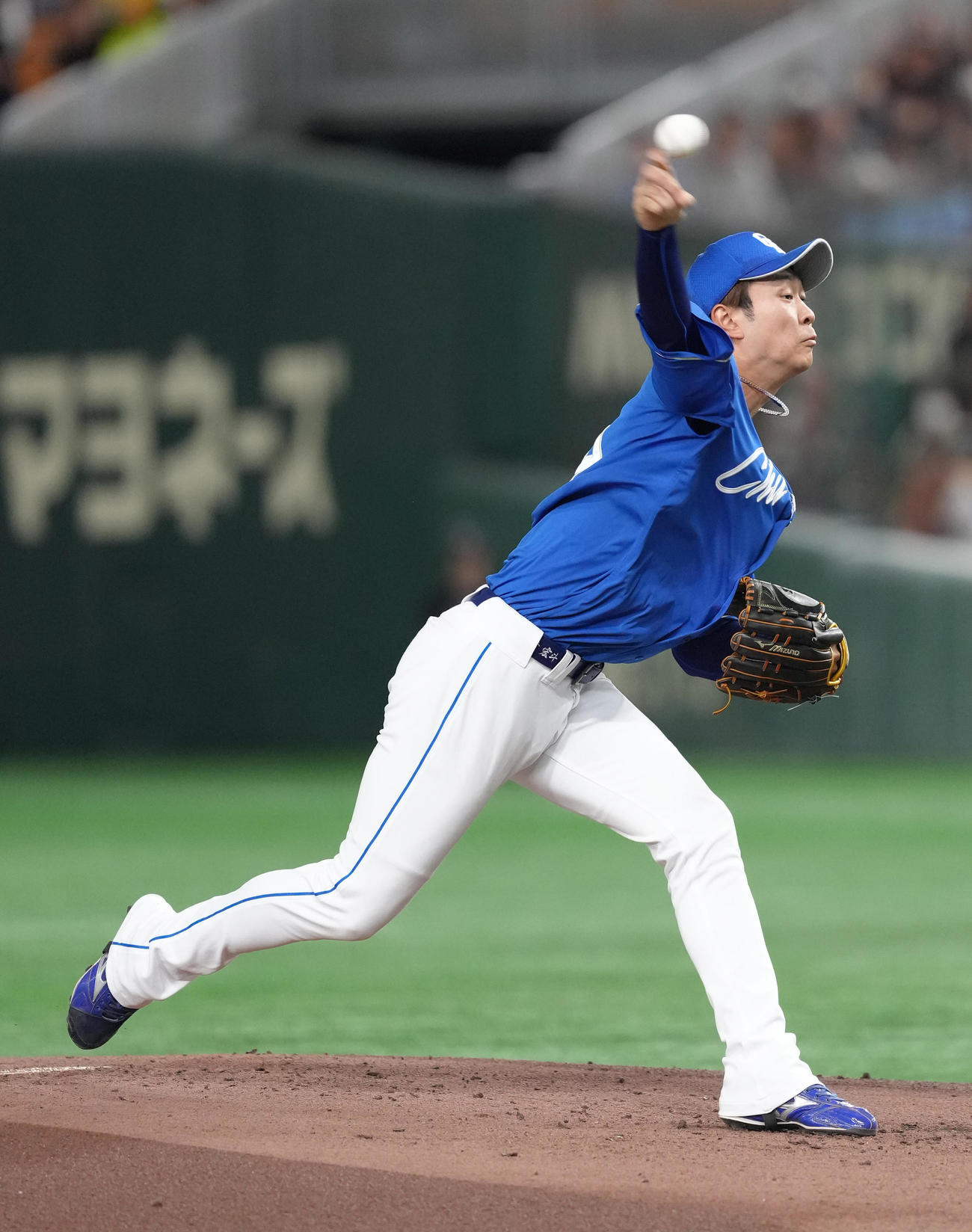 巨人対中日　中日先発の高橋宏（撮影・足立雅史）
