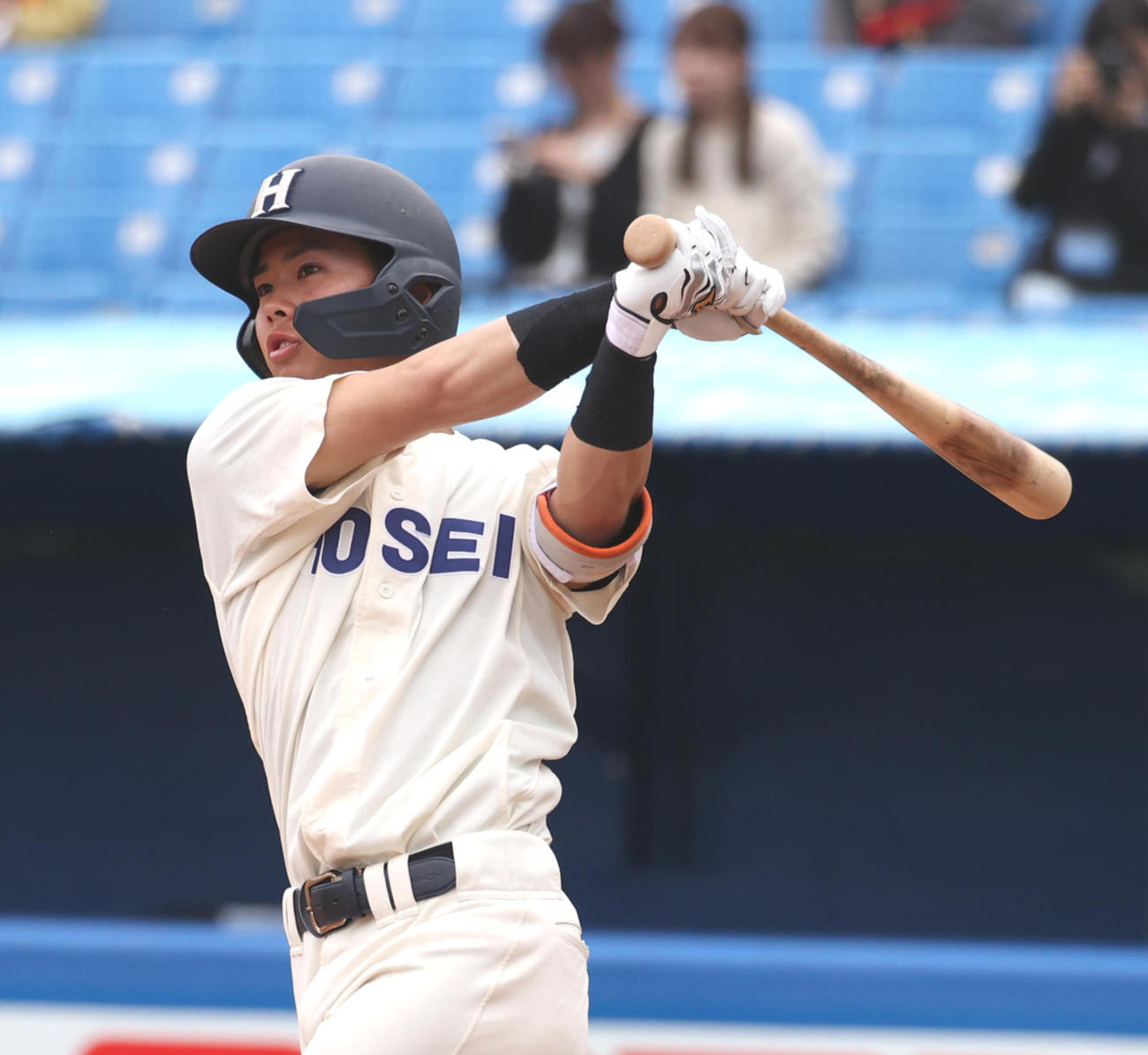 法大・中村騎士（2025年4月20日撮影）