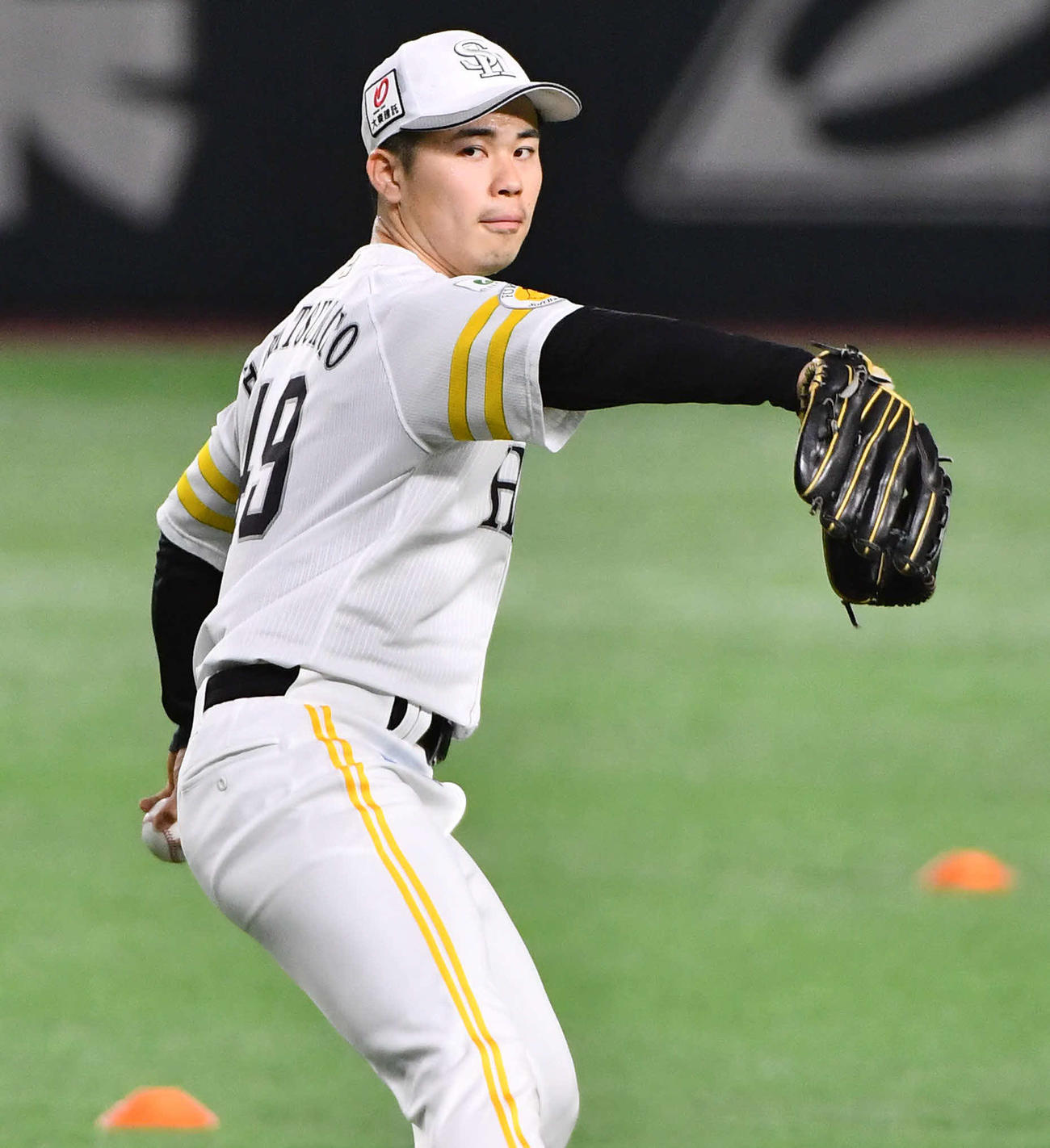 ソフトバンク松本晴（2025年5月19日撮影）