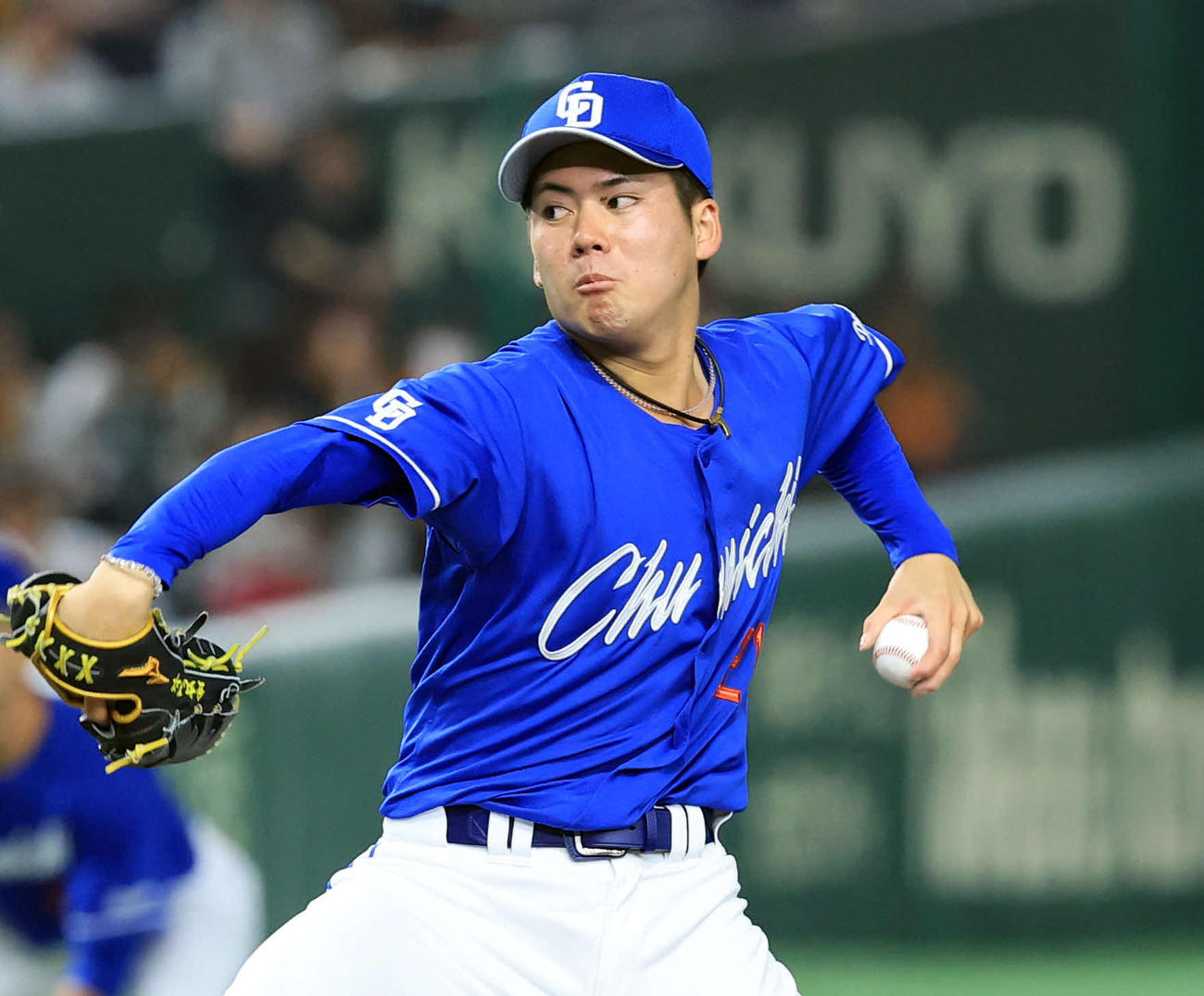 16日巨人戦に先発し6回1失点だった金丸夢斗