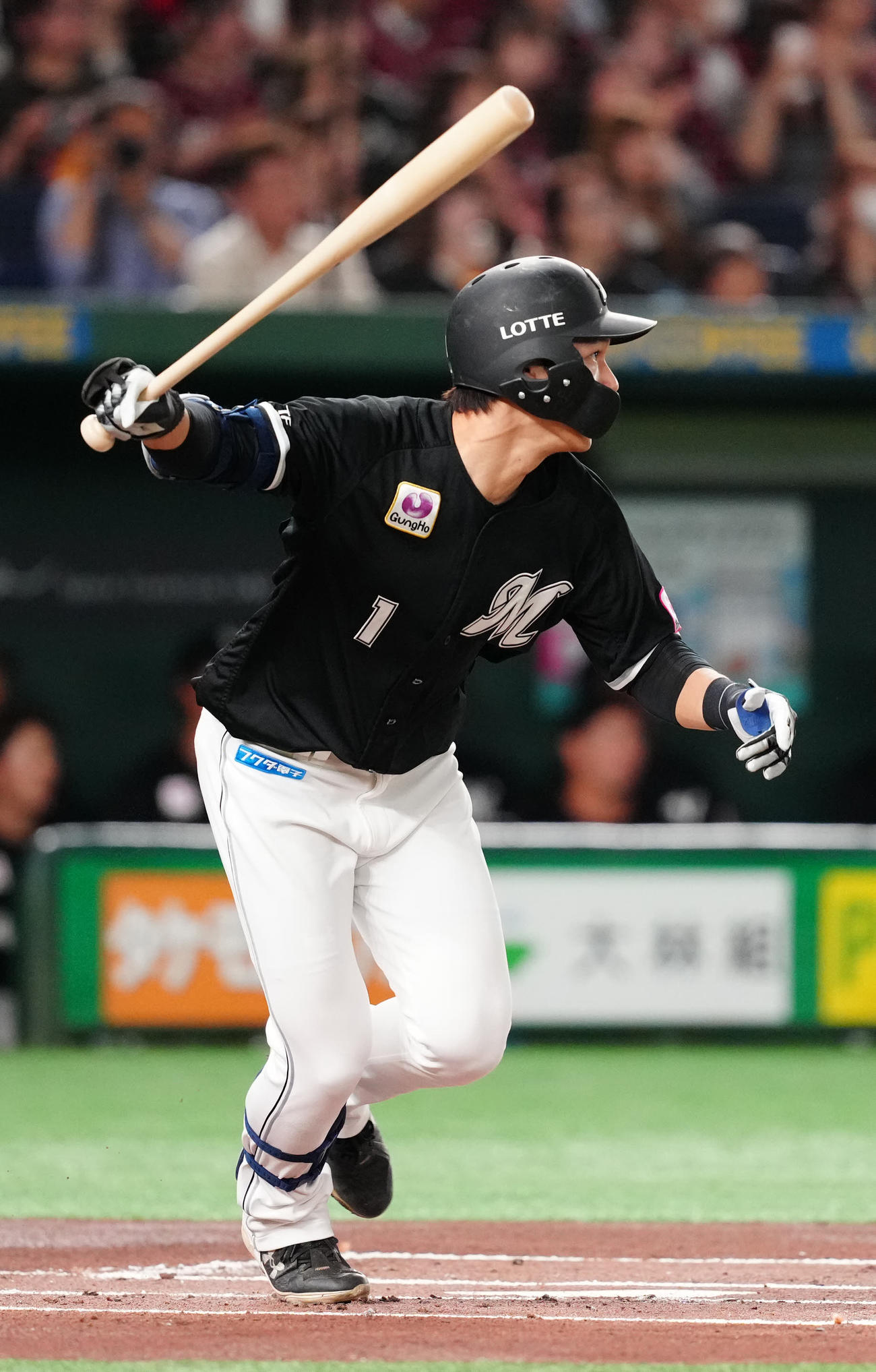 適時打を放つ藤原恭大（2025年5月15日撮影）