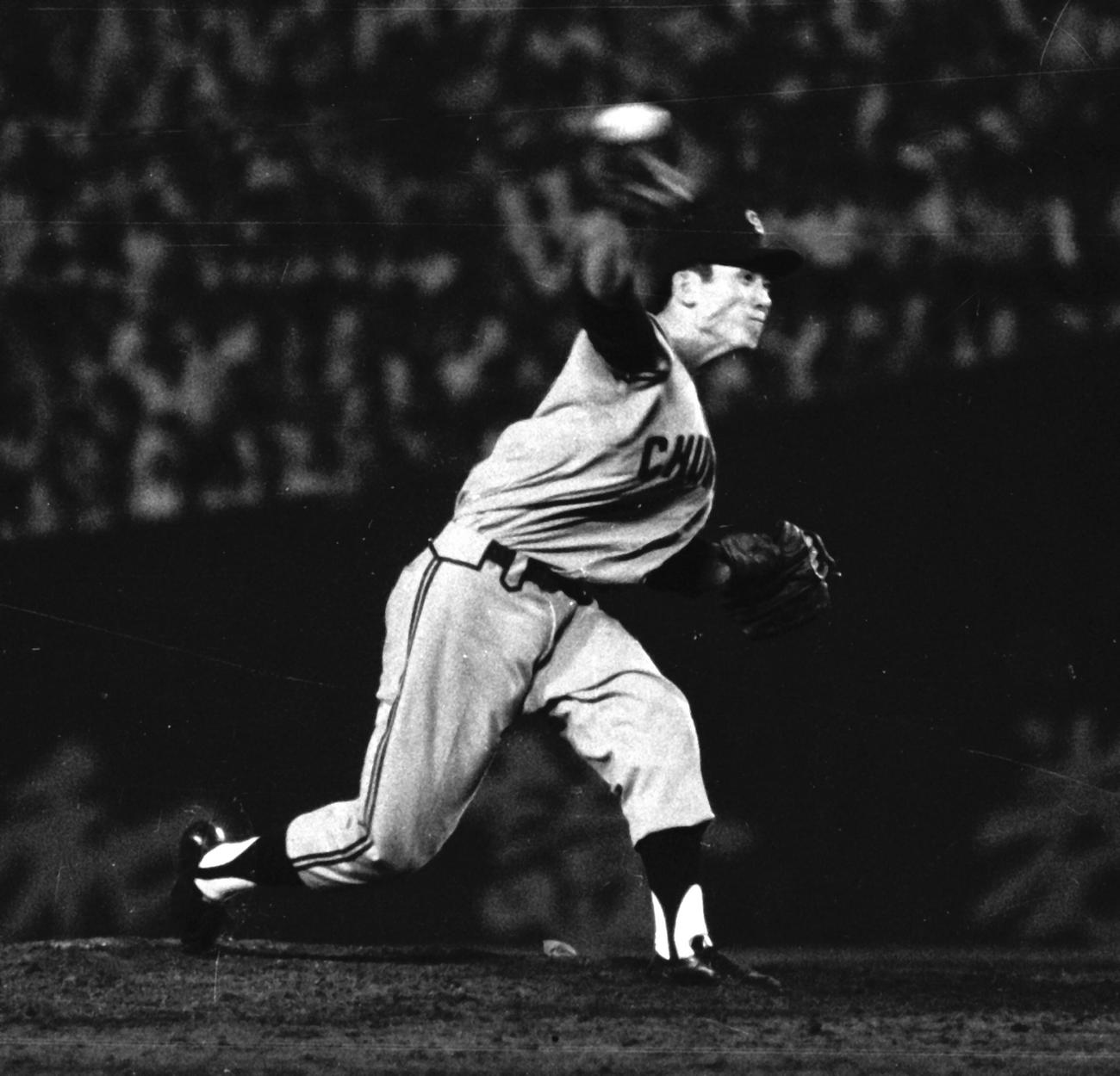 1961年6月、力投する中日時代の権藤博氏
