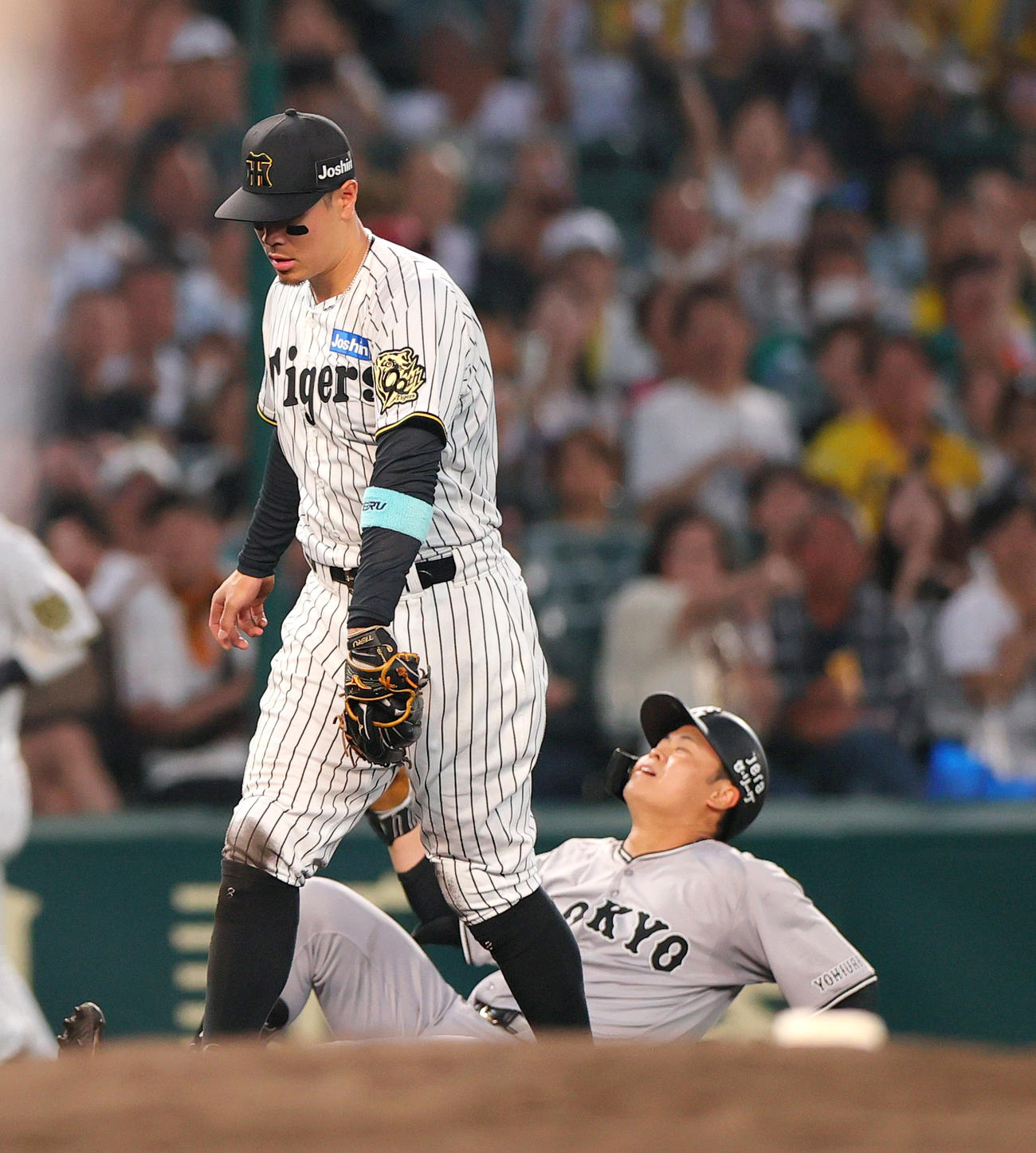 中山礼都は中二塁打を放つも三塁でタッチアウト