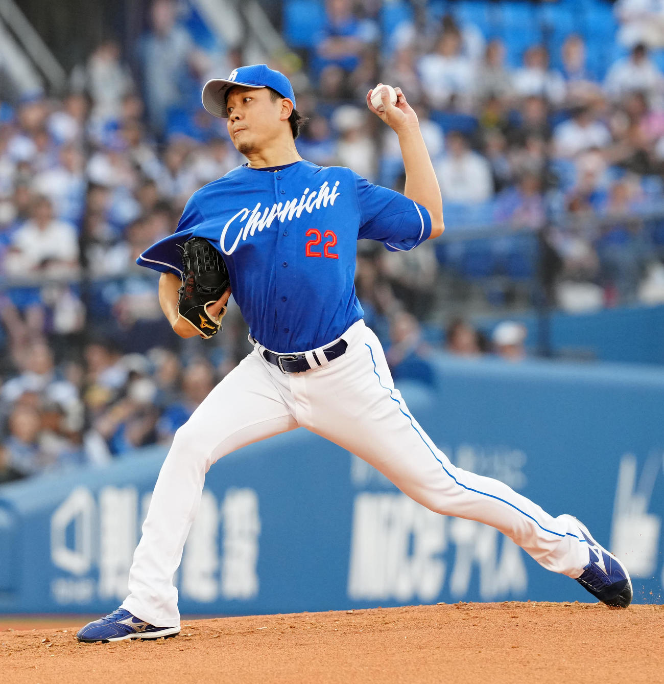 DeNA対中日　中日先発の大野（撮影・江口和貴）