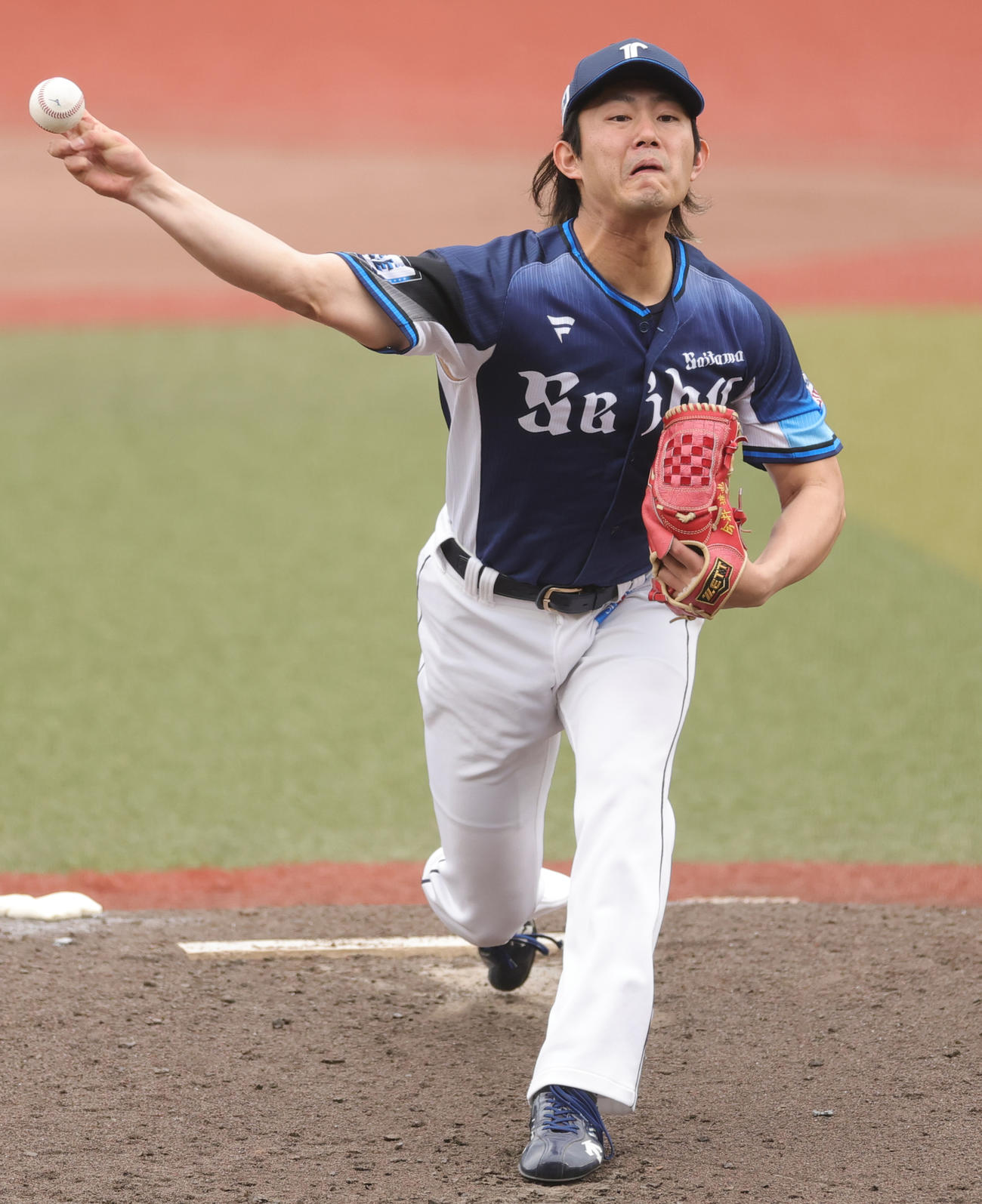 ロッテ対西武　西武先発の今井（撮影・野上伸悟）