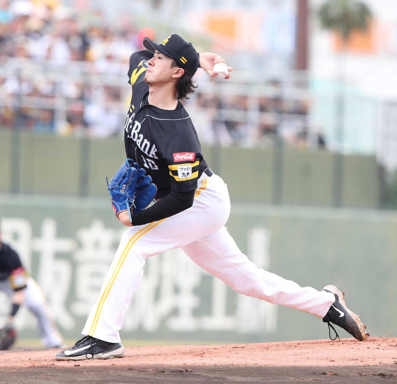 ソフトバンク対オリックス　先発・上沢（撮影・梅根麻紀）