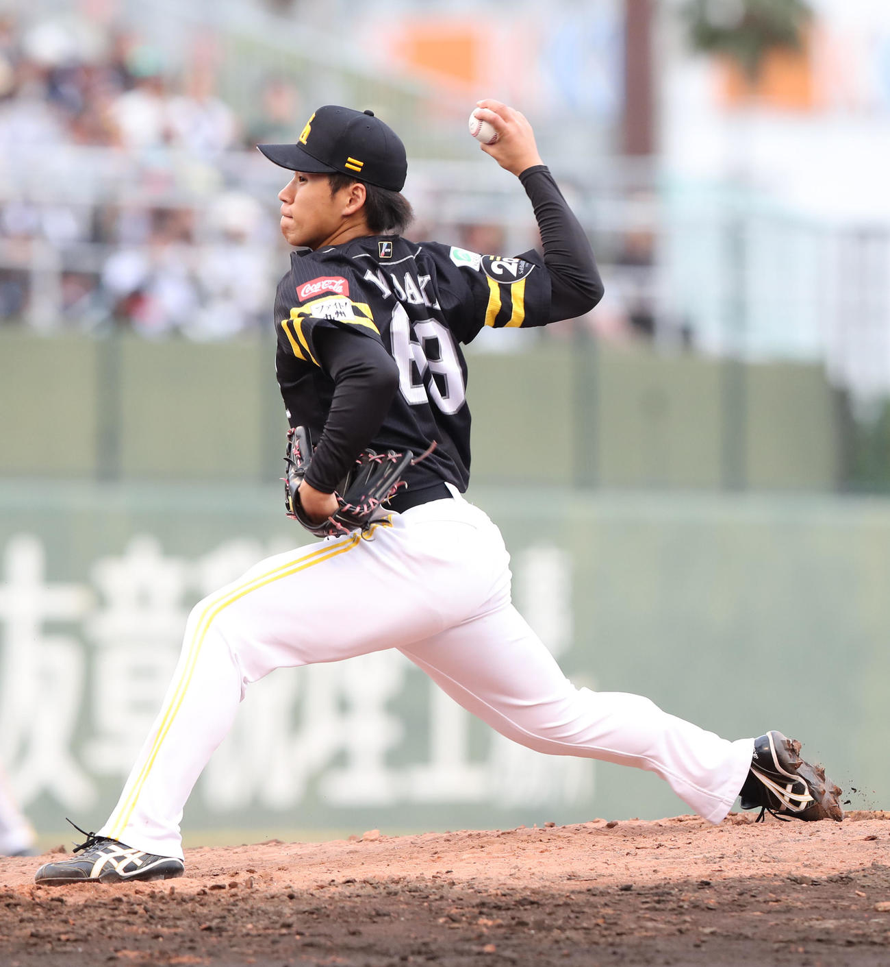 ソフトバンク対オリックス　9回に登板した岩崎（撮影・梅根麻紀）
